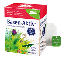 BASEN AKTIV Čaj č. 2 Púpava lekárska Organic Salus, 40 kapsúl