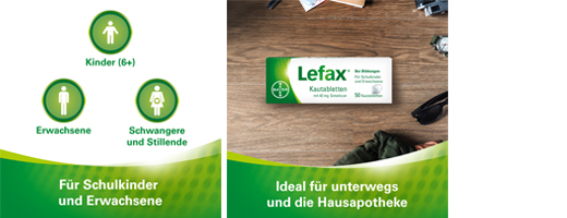 LEFAX Žuvacie tablety, 50 ks