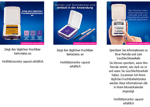 CLEARBLUE Testovacie prúžky Fertility Monitor 30+3, 33 ks