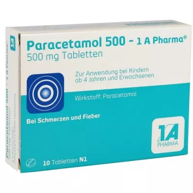 PARACETAMOL 500-1A Pharma Tablety, 10 ks