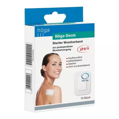HÖGA-DERM Sterilná náplasť 53x70 mm, 10 ks HÖGA-DERM Sterilná náplasť 53x70 mm, 10 ks