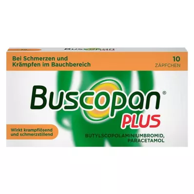 BUSCOPAN plus 10 mg/800 mg čapíky, 10 ks BUSCOPAN plus 10 mg/800 mg čapíky, 10 ks
