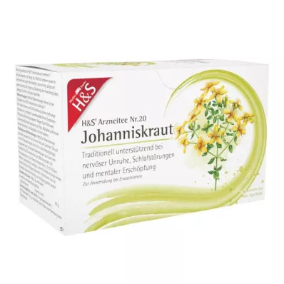 H&S Filtračné vrecko na ľubovník bodkovaný, 20X2,0 g H&S Filtračné vrecko na ľubovník bodkovaný, 20X2,0 g