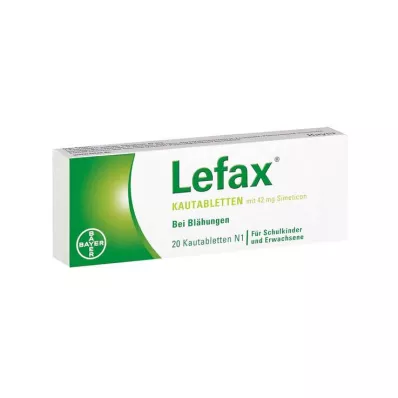 LEFAX Žuvacie tablety, 20 ks