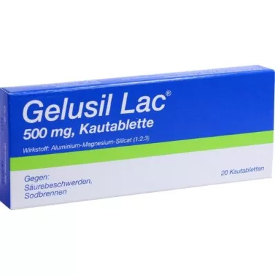 GELUSIL LAC Žuvacie tablety, 20 ks