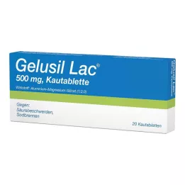 GELUSIL LAC Žuvacie tablety, 20 ks