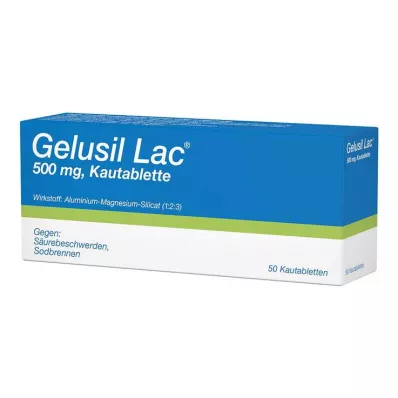 GELUSIL LAC Žuvacie tablety, 50 ks GELUSIL LAC Žuvacie tablety, 50 ks