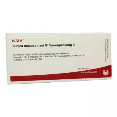 TUNICA sliznica nasi GL Sériové balenie 3 ampulky, 10X1 ml TUNICA sliznica nasi GL Sériové balenie 3 ampulky, 10X1 ml