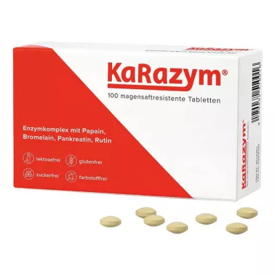 KARAZYM enterálne obalené tablety, 100 ks