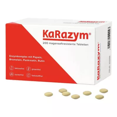 KARAZYM enterálne obalené tablety, 200 ks