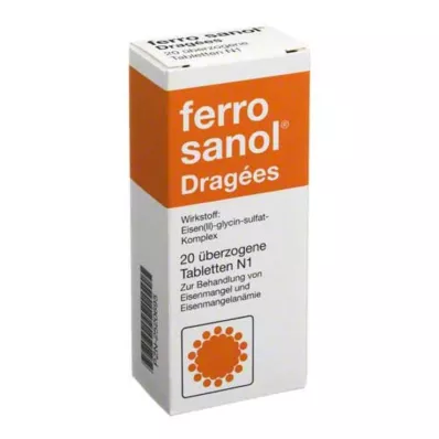 FERRO SANOL obalené tablety, 20 ks FERRO SANOL obalené tablety, 20 ks