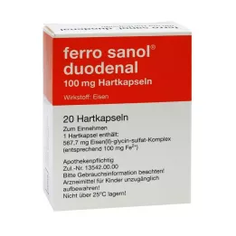 FERRO SANOL duodenálne Hartkaps.m.msr.überz.Pell., 20 ks
