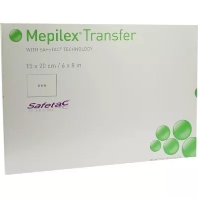 MEPILEX Transferový penový obväz 15x20 cm sterilný, 5 ks