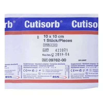 CUTISORB Odsávacie podložky sterilné 10x10 cm, 1 ks CUTISORB Odsávacie podložky sterilné 10x10 cm, 1 ks