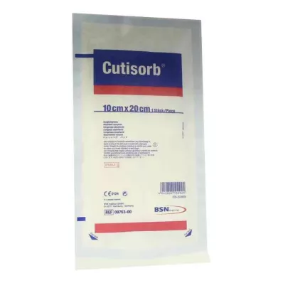 CUTISORB Odsávacie podložky sterilné 10x20 cm, 1 ks