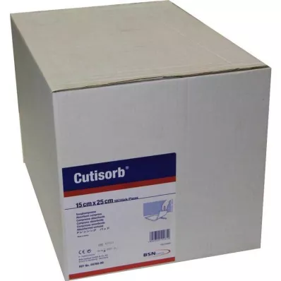 CUTISORB Absorpčné podložky nesterilné 15x25 cm, 100 ks