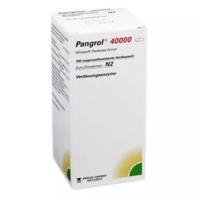 PANGROL 40 000 tvrdých kapsúl s enterickou vrstvou, 100 ks PANGROL 40 000 tvrdých kapsúl s enterickou vrstvou, 100 ks