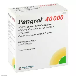 PANGROL 40 000 tvrdých kapsúl s enterickou vrstvou, 200 ks