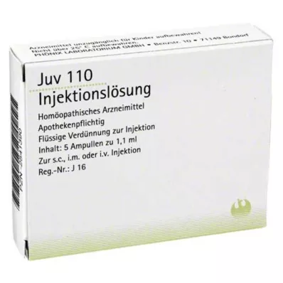JUV 110 ampuliek, 5X1,1 ml JUV 110 ampuliek, 5X1,1 ml