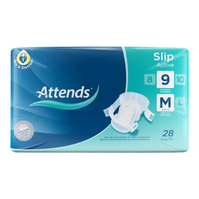 ATTENDS Slip Active 9 M, 28 ks ATTENDS Slip Active 9 M, 28 ks