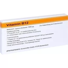 VITAMIN B12 RÖWO 1 000 μg ampuliek, 10X1 ml