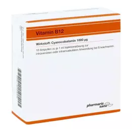 VITAMIN B12 RÖWO 1 000 μg ampuliek, 10X1 ml