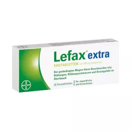 LEFAX extra žuvacie tablety, 20 ks