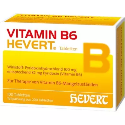 VITAMIN B6 HEVERT Tablety, 200 ks