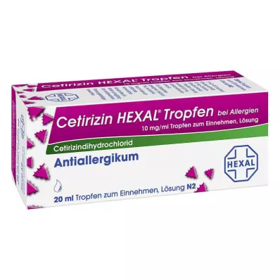 CETIRIZIN HEXAL Kvapky na alergie, 20 ml CETIRIZIN HEXAL Kvapky na alergie, 20 ml