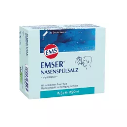 EMSER Fyziologická soľ na výplach nosa Btl., 20 ks