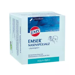 EMSER Fyziologická soľ na výplach nosa Btl., 50 ks