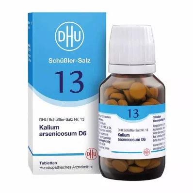 BIOCHEMIE DHU 13 Kalium arsenicosum D 6 tabliet, 200 kapsúl BIOCHEMIE DHU 13 Kalium arsenicosum D 6 tabliet, 200 kapsúl