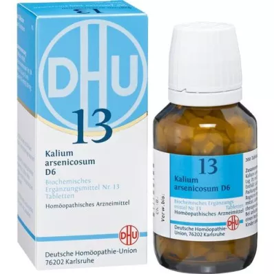 BIOCHEMIE DHU 13 Kalium arsenicosum D 6 tabliet, 200 kapsúl