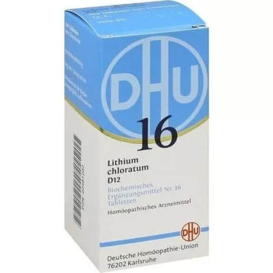 BIOCHEMIE DHU 16 Lithium chloratum D 12 tabliet, 200 ks