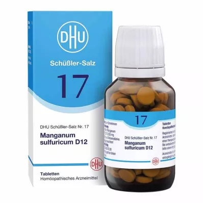 BIOCHEMIE DHU 17 Manganum sulfuricum D 12 tabliet, 200 ks BIOCHEMIE DHU 17 Manganum sulfuricum D 12 tabliet, 200 ks