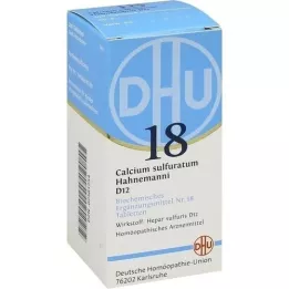 BIOCHEMIE DHU 18 Calcium sulphuratum D 12 tabliet, 200 kapsúl