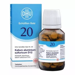 BIOCHEMIE DHU 20 Draselný hliník.síra.D 12 tabliet, 200 ks