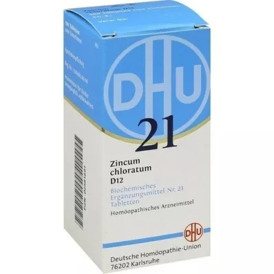 BIOCHEMIE DHU 21 Zincum chloratum D 12 tabliet, 200 kapsúl