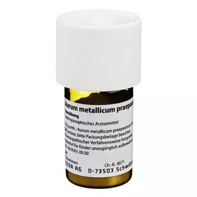 AURUM METALLICUM PRAEPARATUM D 30 Triturácia, 20 g AURUM METALLICUM PRAEPARATUM D 30 Triturácia, 20 g