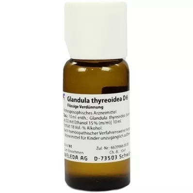 GLANDULA THYREOIDEA D 6 riedenie, 50 ml