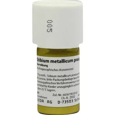 STIBIUM METALLICUM PRAEPARATUM D 10 Triturácia, 20 g STIBIUM METALLICUM PRAEPARATUM D 10 Triturácia, 20 g