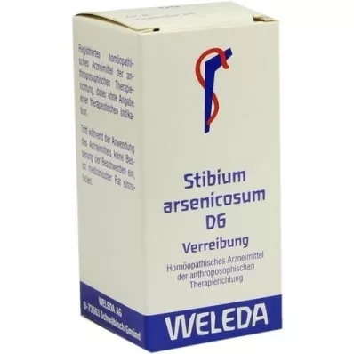 STIBIUM ARSENICOSUM D 6 Triturácia, 20 g