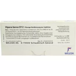VIPERA BERUS D 12 ampuliek, 8X1 ml