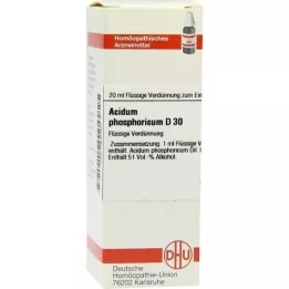 ACIDUM PHOSPHORICUM D 30 riedenie, 20 ml
