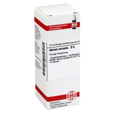 ADONIS VERNALIS D 6 riedenie, 20 ml ADONIS VERNALIS D 6 riedenie, 20 ml