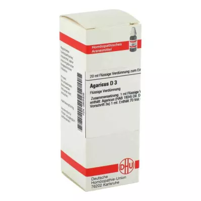 AGARICUS D 3 riedenie, 20 ml
