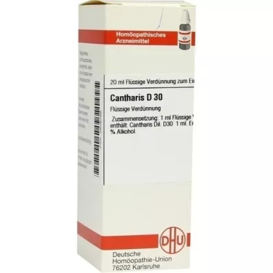 CANTHARIS D 30 riedenie, 20 ml