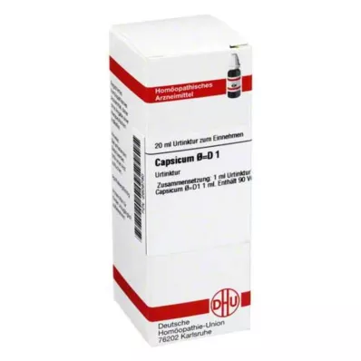 CAPSICUM Materská tinktúra D 1, 20 ml