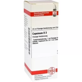 CAPSICUM D 3 riedenie, 20 ml