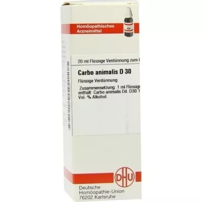 CARBO ANIMALIS D 30 riedenie, 20 ml